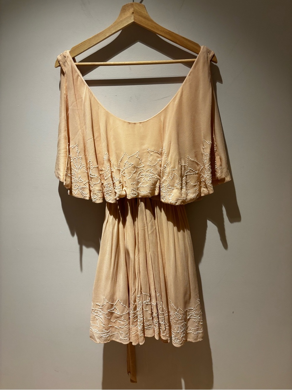 Free People Cream Mini Dress - Picture 5 of 12